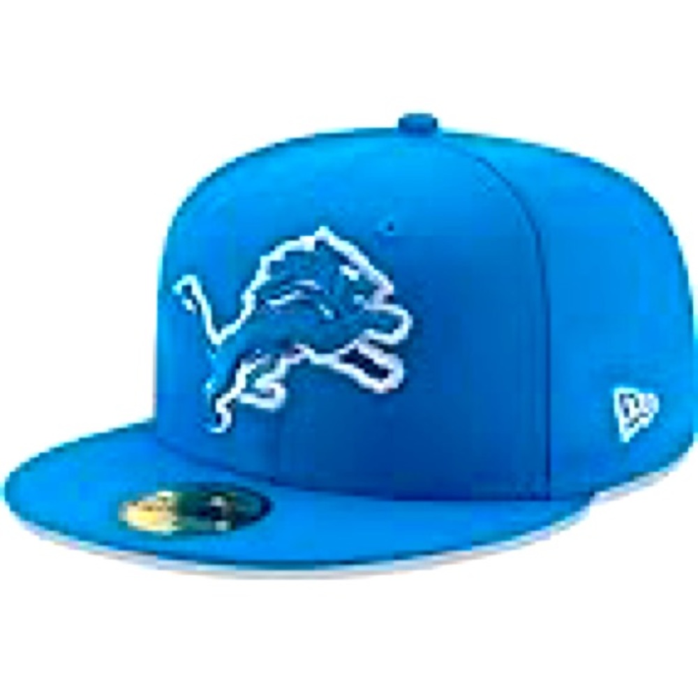 Detroit Lions Fitted Hat - Size 8